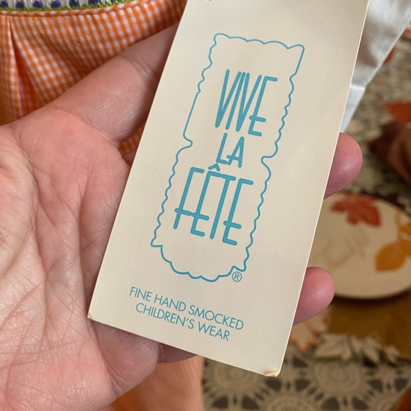 NWT Vive La Fete Smocked Infant Boys Halloween theme Longall size 12 months - Picture 16 of 16